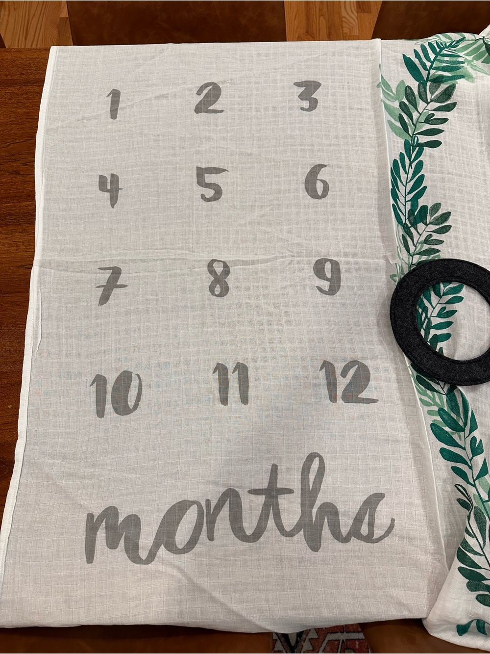 Cloud Island Monthly Milestones Blanket, Neutral